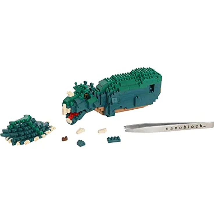 nanoblock Kawada Bandai NB Triceratops Deluxe, Miniaturisierte Bausteine für den Dinosaurier-Fan, über 930 Teile – Bild 4