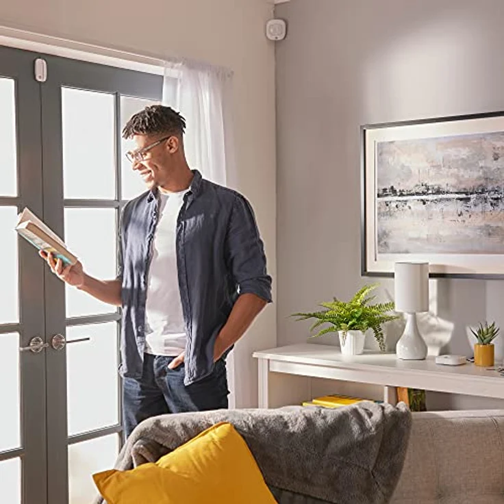 Yale Sync Smart Home Alarm (IA-311)- 5 TLG. - Alarmzentrale - Tür-/Fenstersensor - Bewegungsmelder - Schlüsselanhänger - Geolokalisierung - Funktioniert mit Alexa - Google Assistant - Philips Hue – Bild 3