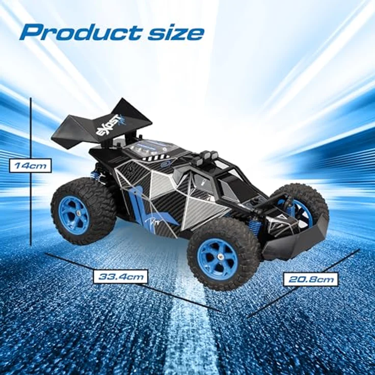 Silverlit Rocket One, 2.4 GHz, ferngesteuertes Auto mit 25 km/h Höchstgeschwindigkeit, digitaler Proportionalsteuerung und Vollfederung – Bild 2