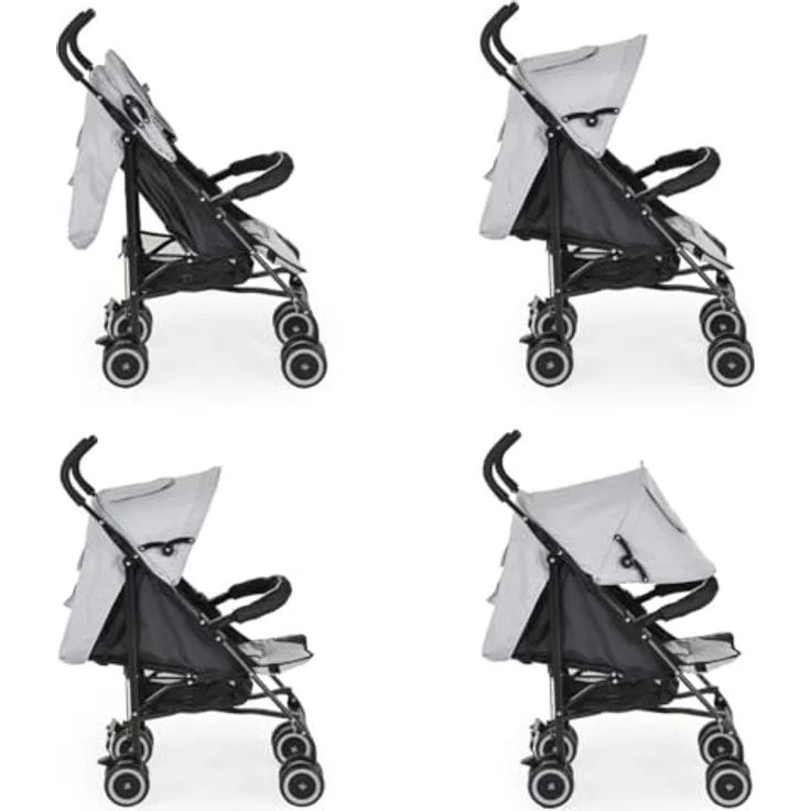 Moni Kinder-Buggy Kinderwagen Jerry, Sonnendach, schwenkbare Vorderräder, EVA-Räder – Bild 6