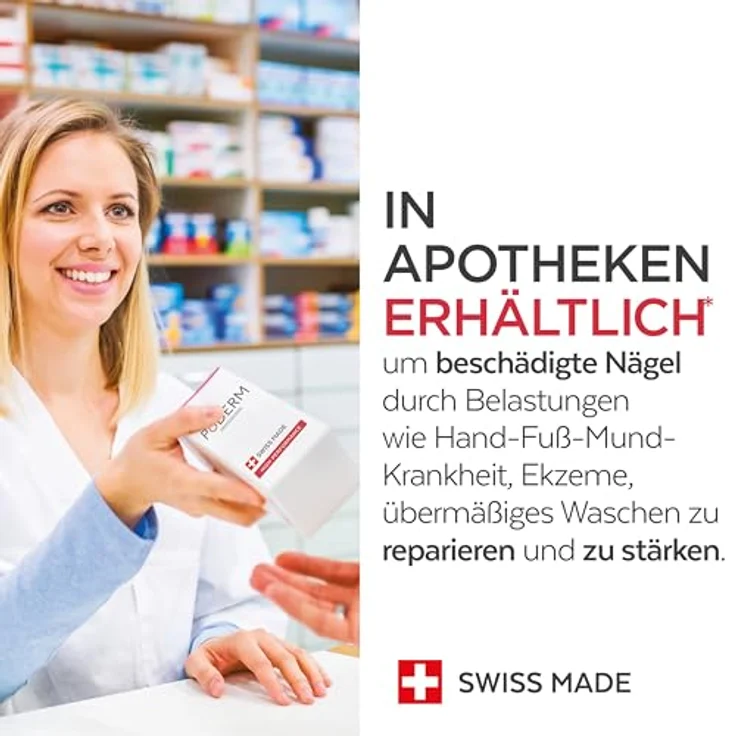 PODERM INTENSIVE NAGELPFLEGE FÜR KINDER & BABYS, Beruhigt, repariert und stärkt, für gesunde Nägel ab 3 Monaten, von Experten empfohlen, hergestellt in der Schweiz – Bild 5