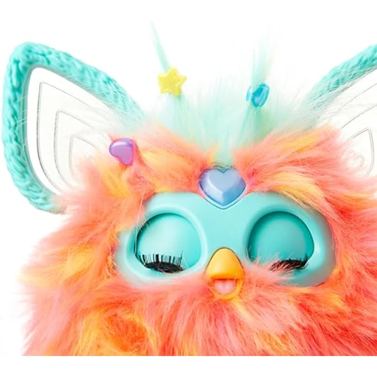 Furby Korallenroter Plüsch, interaktives Funktionsplüsch mit 600+ Antworten und Tanzmodi – Französische Version – Bild 5