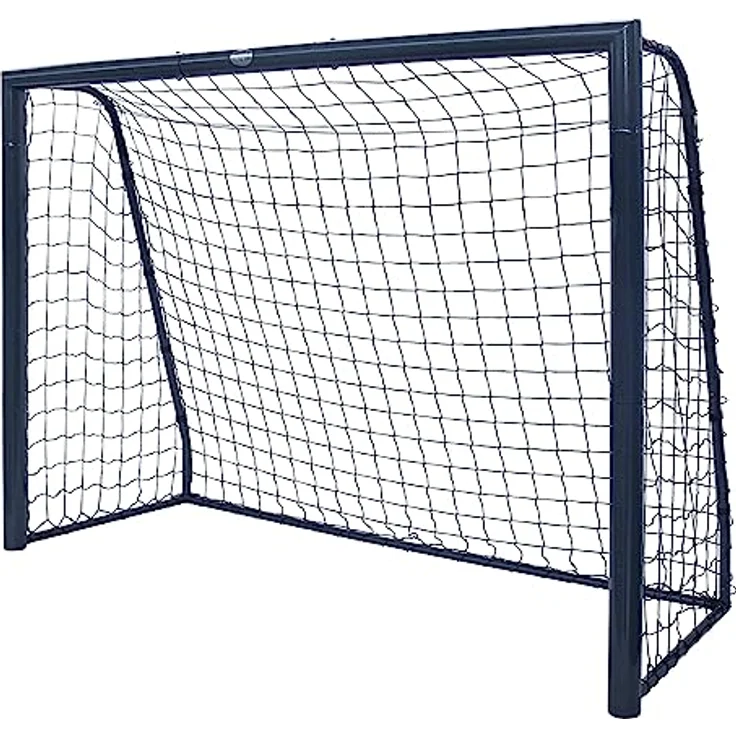 AXI Kylian Fußballtor 220 x 170 cm in Anthrazit für den Garten | Fussball Tornetz aus Metall mit Bodenverankerung | Fußball Tor für Kinder & Erwachsene. – Bild 1