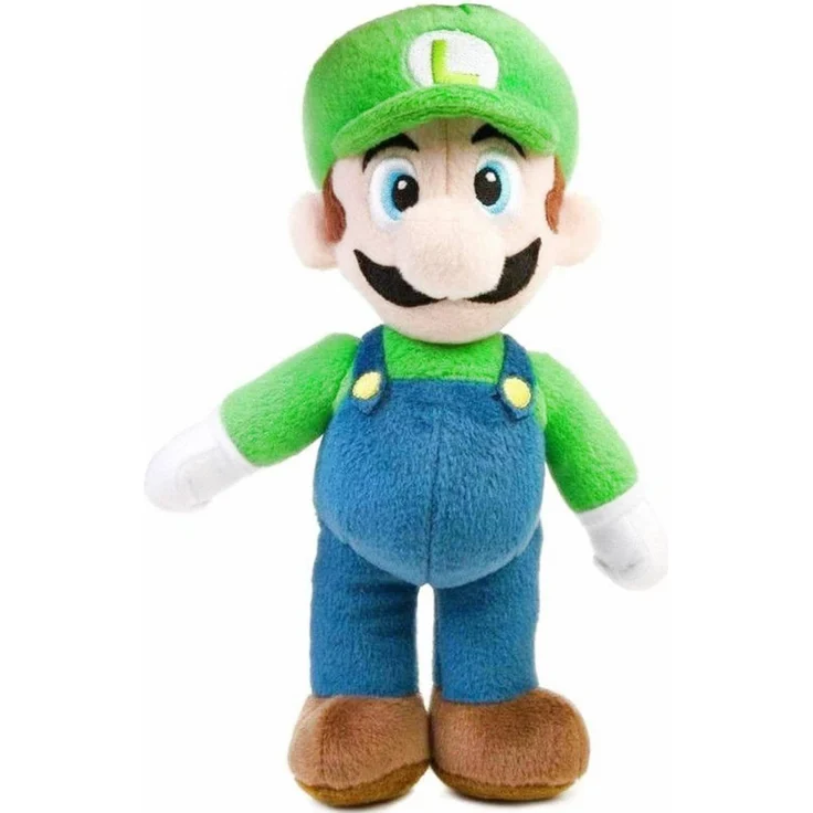 soma Kuscheltier Luigi Plüschfigur XXL 38 cm kuschelweich für Kinder, Pokemon Pikachu Design, 100% recyceltes Material, blau