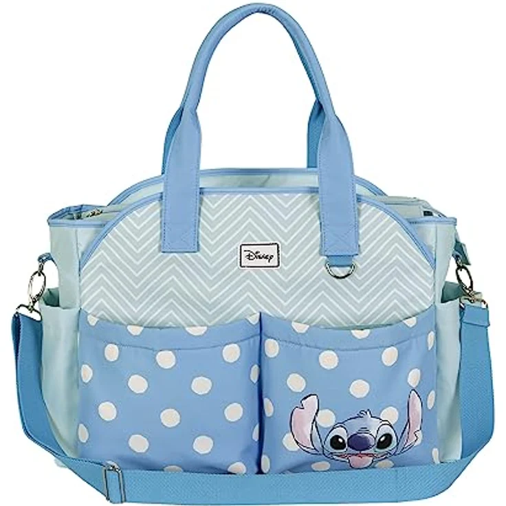 Karactermania Wickeltasche Disney Lilo & Stitch, flüssigkeitsabweisend, mit 5 Innenfächern und verstellbarem Schultergurt – Bild 2