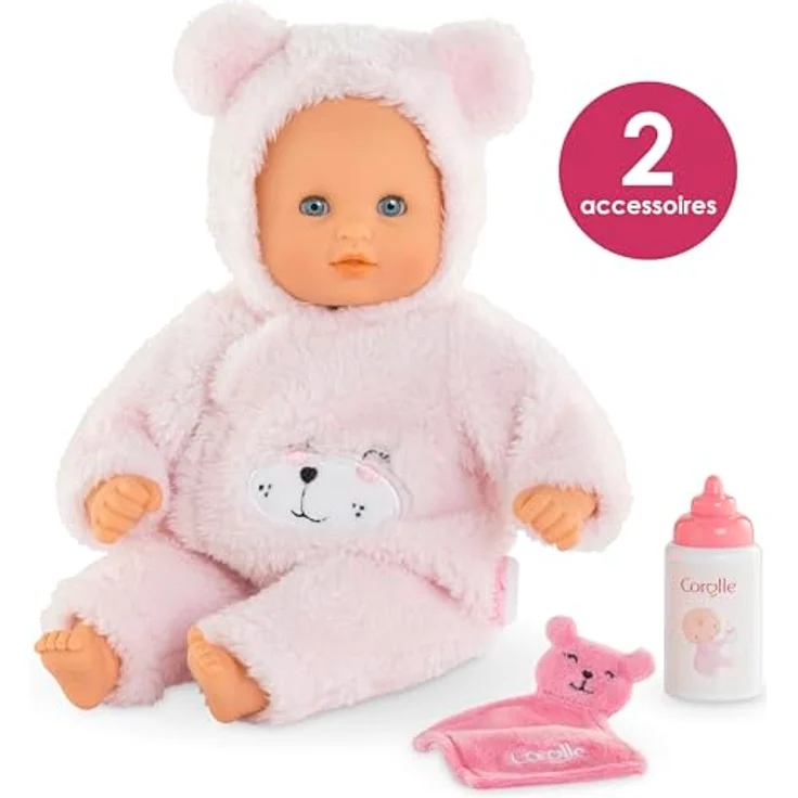 Corolle® Babypuppe Corolle Mon Premier Poupon Calin Teddy Bär, mit Vanilleduft, 30cm, hellrosa – Bild 7