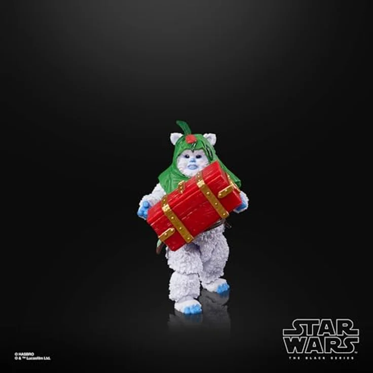 Hasbro Star Wars Black Series Ewok Actionfigur (Holiday Edition), 15 cm, detailgetreu mit mehreren Bewegungspunkten – Bild 5