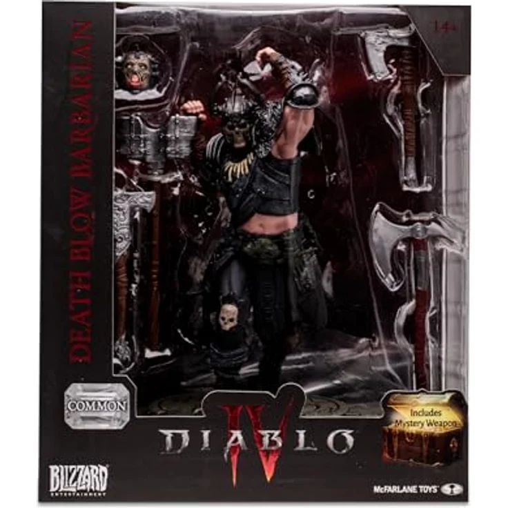 McFarlane Toys Actionfigur Diablo 4, 18 cm, Mit Zubehör, Sammelkarte und Base, detailreich und beweglich – Bild 11