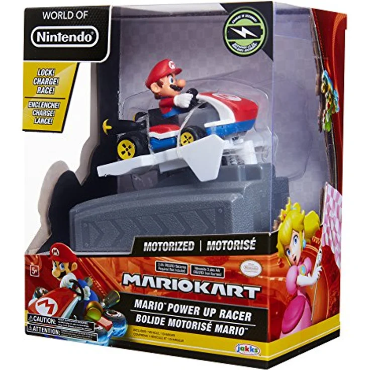 Jakks Mario Kart Racers - Mario Power Up Racer, Spielzeugauto für Kindern ab 5 Jahren – Bild 9