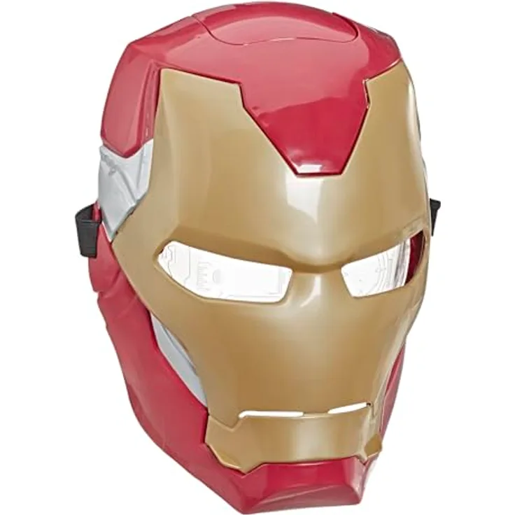 Marvel Avengers Iron Man Elektronische Maske mit coolen Lichteffekten, für Rollenspiele als Tony Stark und als originelle Kostümidee