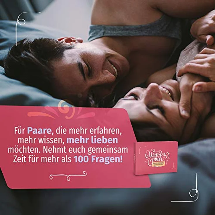 Spielehelden Wunderpaar Verheiratete Fragekartenspiel, 110 tiefgründige Fragen für Paare, ab 14 Jahren – Bild 5