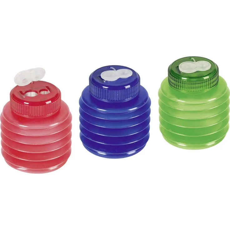 BRUNNEN 1029899 Dosenspitzer Softie, doppelt, Anspitzer für Bunt- und Bleistifte