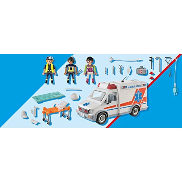 PLAYMOBIL Krankenwagen – Version 2023, Mehrfarbig, 71232 – Bild 4