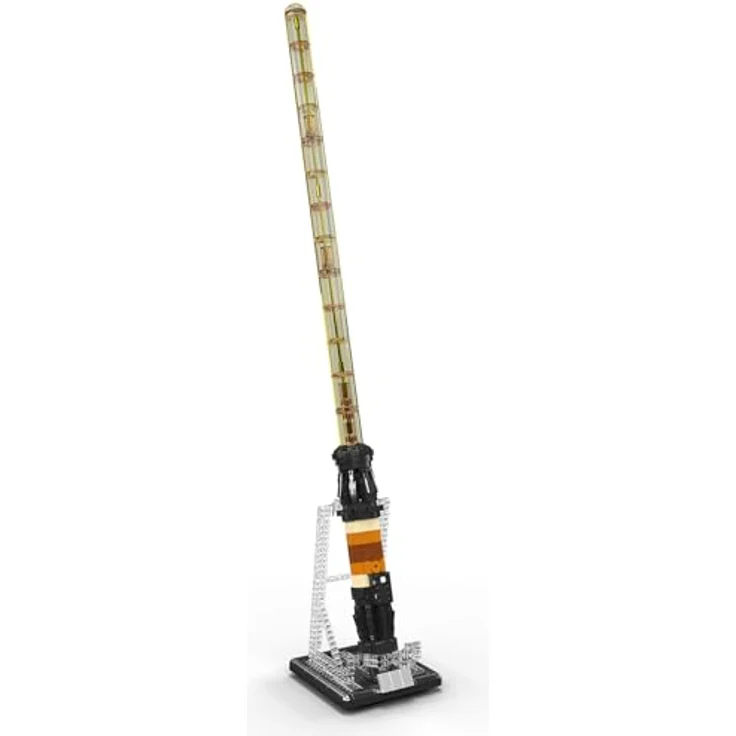 Mould King 10238, Technik Sci-Fi-Lichtschwert-Baustein-Modell mit LED-Beleuchtung, 96 cm mit Ausstellungsständer, 1169+ Teile, ideales Lernspielzeug für kreatives Rollenspiel – Bild 2