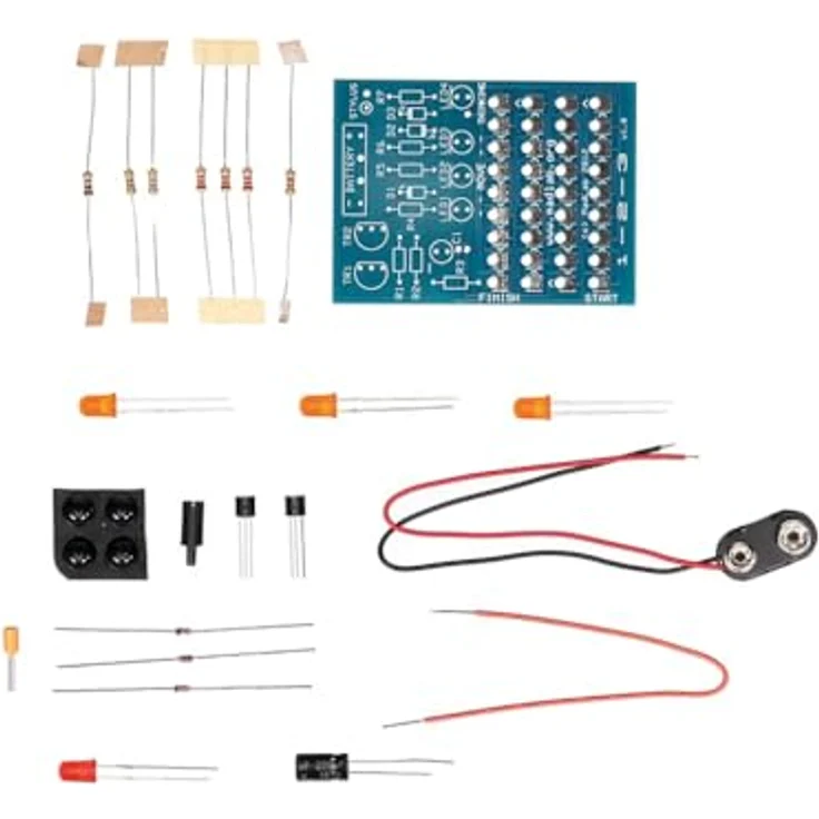 Whadda Lötbausatz 1-2-3 Logikspiel, DIY Elektronik-Kit für Anfänger und Fortgeschrittene, lehrreich und unterhaltsam – Bild 3