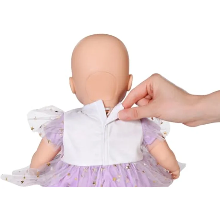 Baby Annabell lila Tütükleid, Puppenkleid mit Tüll und Sternen für 43 cm Puppen, 710296 Zapf Creation – Bild 2