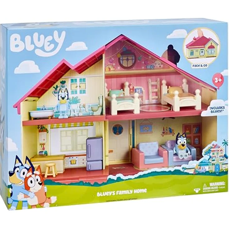 Moose Puppenhaus Bluey- Spielhaus, inklusive Bluey-Figur – Bild 2