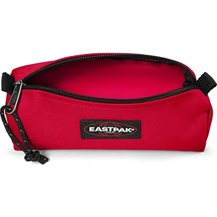 EASTPAK BENCHMARK Single Federmäppchen, geräumiges 27 L Reißverschlussfach, 100% Nylon, vegan, Sailor Red (Rot) – Bild 3