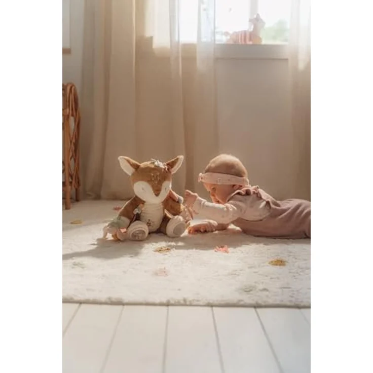 Little Dutch 9018 Activity Plüschtier REH - Fairy Garden, 25 cm, weiches Polyester, fördert die Neugierde ab Geburt – Bild 3