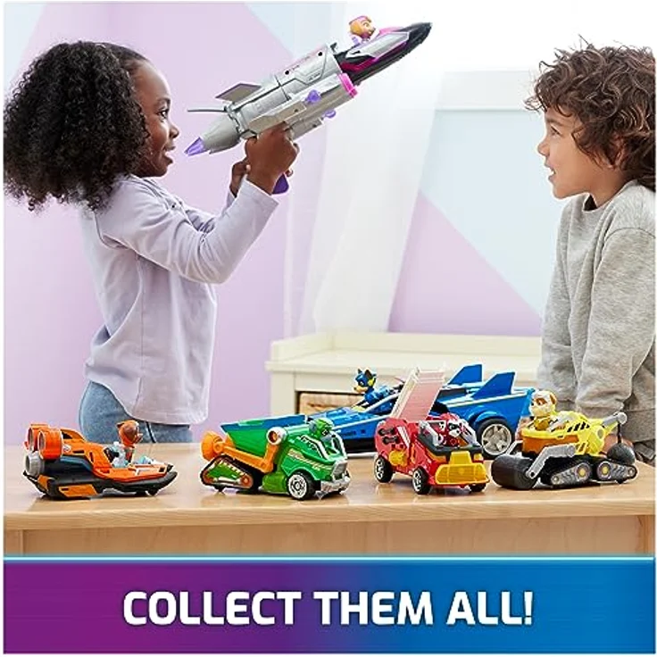 Spin Master Spielzeug-Flugzeug Paw Patrol - Movie II - Skyes Deluxe Jet-Flieger, inkl. Skye Figur, mit Licht- und Soundeffekt – Bild 11