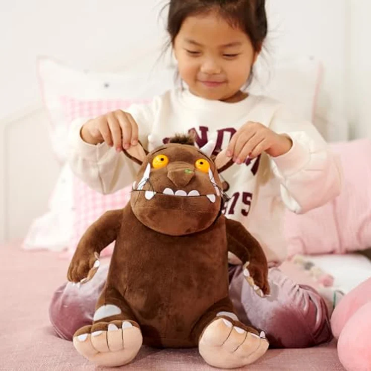 Simba Grüffelo Plüschtier 40 cm, kuschelweiches Stofftier für Babys ab 0 Monaten, detailgetreu aus dem Grüffelo Buch, perfekt zum Kuscheln für Jungen und Mädchen – Bild 5