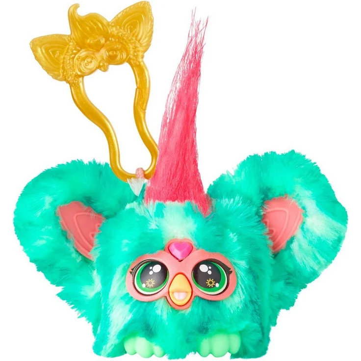 Hasbro Plüschfigur Furby, Furblets Mello-Nee, mit Sound, rot-grünes Fell - Preisvergleich – Bild 1