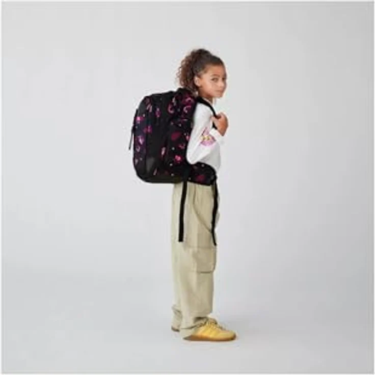 "Satch Schulrucksack Match - Schulrucksack 45 cm erw. (1-tlg) Ergonomisch Anpassbar, Reflektierend, aus recycelten PET-Flaschen hergestellt" – Bild 10