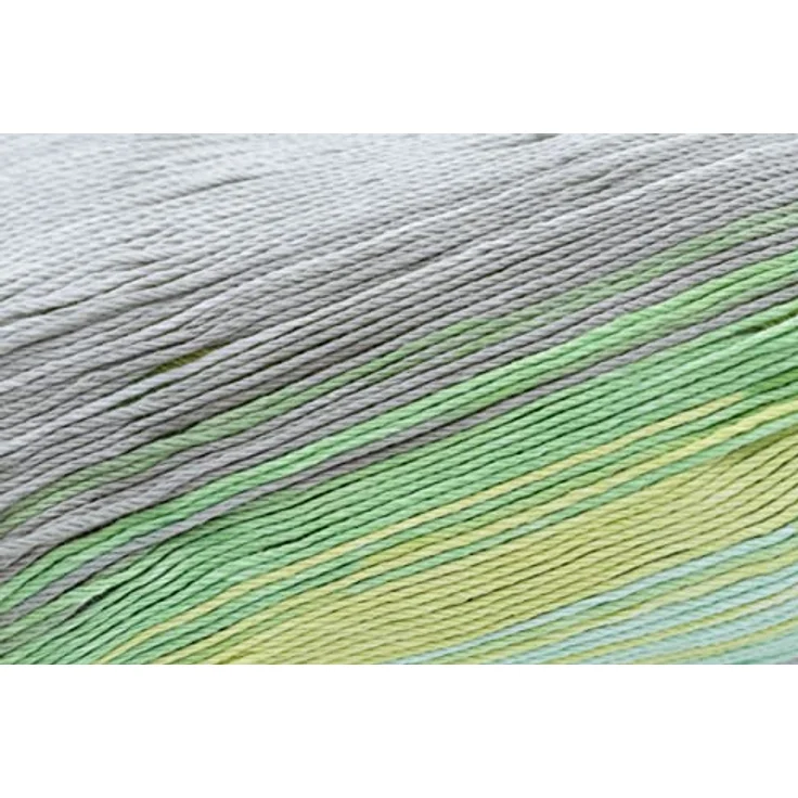 Gründl 4921-03 Cotton Quick Batik Garn, natur-türkis-gelb-grün, 1 x 100 g – Bild 2