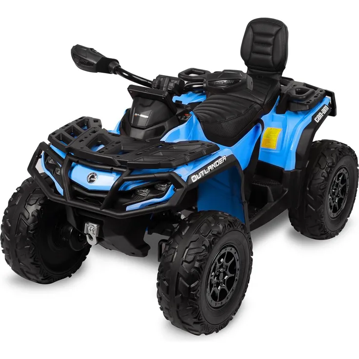 TOYZ Can-Am Outlander, Elektroauto für Kinder mit 4x200 W Motoren, 3 Geschwindigkeitsstufen, Multimedia-Funktionen, Blau