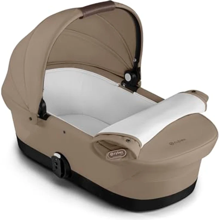 CYBEX Gold GAZELLE S Cot Kinderwagenaufsatz, für Neugeborene bis ca. 6 Monate, Almond Beige – Bild 1