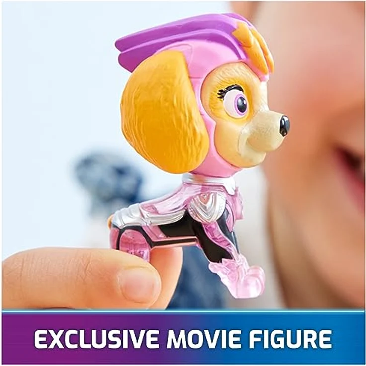 Spin Master Spielzeug-Flugzeug Paw Patrol - Movie II - Skyes Deluxe Jet-Flieger, inkl. Skye Figur, mit Licht- und Soundeffekt – Bild 9