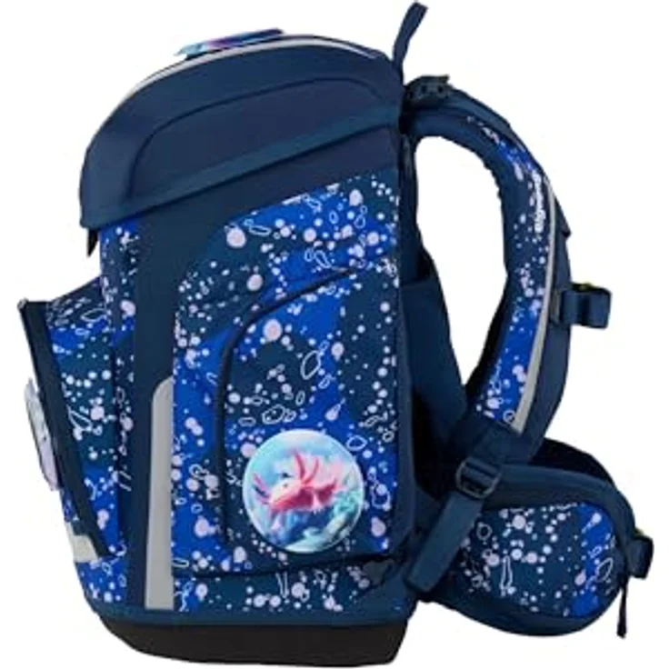 ergobag cubo Set ergonomischer Schulranzen 5-teilig, ideal für die 1. Klasse, individuell anpassbares Tragesystem, reflektierend, aus 27,7 recycelten PET-Flaschen – Bild 4