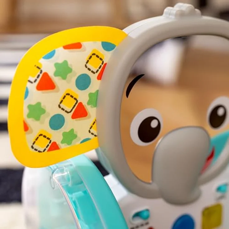 Baby Einstein Chase & Tap Earl, interaktives Krabbelspielzeug mit 2 Positionen, mehr als 50 Phrasen in 4 Sprachen, abwischbar, ab 6 Monaten – Bild 16