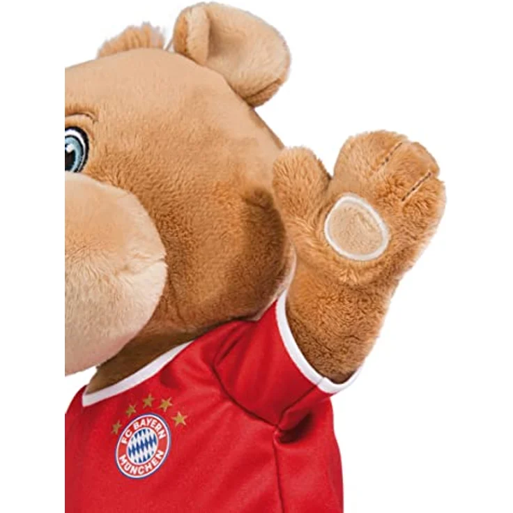 NICI Kuscheltier FC BAYERN MÜNCHEN Bär Berni 35 cm – Stofftier aus weichem Plüsch, Fußball Fanartikel zum Kuscheln und Spielen, für Kinder & Erwachsene, 49074, tolle Geschenkidee, braun – Bild 3