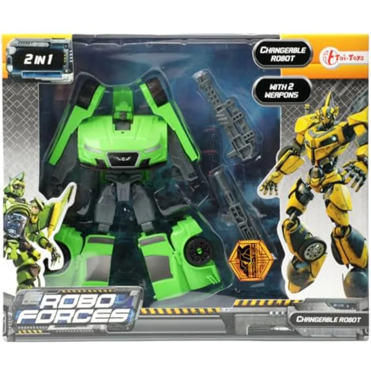 BREIMEIR Roboforce Verwandlungsroboter Sportwagen 4f, Transformierbarer Action-Roboter in stylischem Design – Bild 1