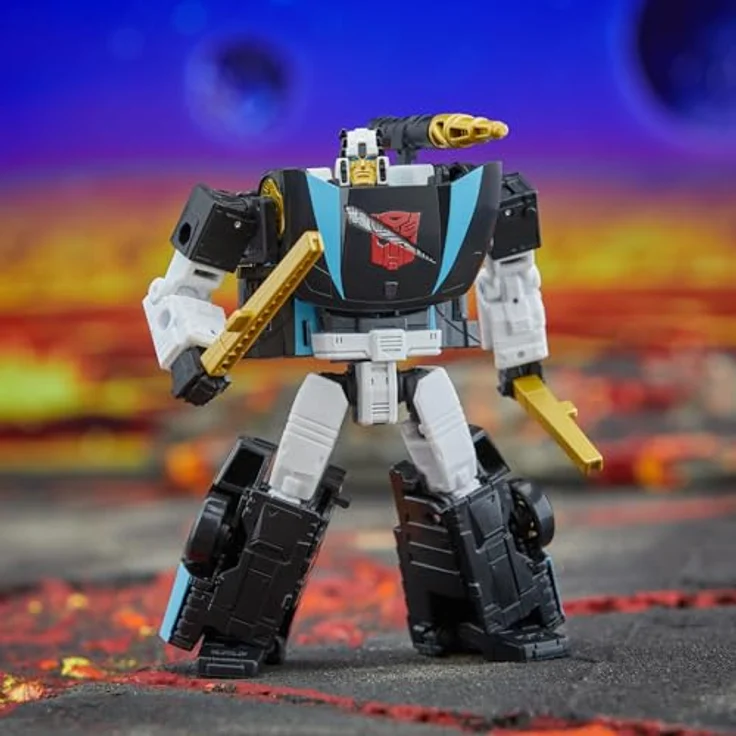 Transformers Legacy Deluxe-Klasse Armada Universe Wheeljack, 14 cm Action-Figur, wandelbar in Sportwagen, mit Zubehör und beweglichen Gelenken – Bild 4