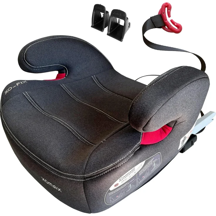 XOMAX Autokindersitz Alvaro II, ISOFIX, Gruppe 2/3, Armlehnen, Weltall Design, ECE R129, blau – Bild 1