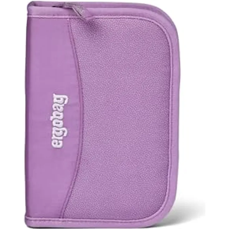 ergobag Federmäppchen Set 22-teilig, inkl. Lyra Buntstifte, Stundenplan-Fach, Kleingeldfach, Lineal PinkyBear - Pink