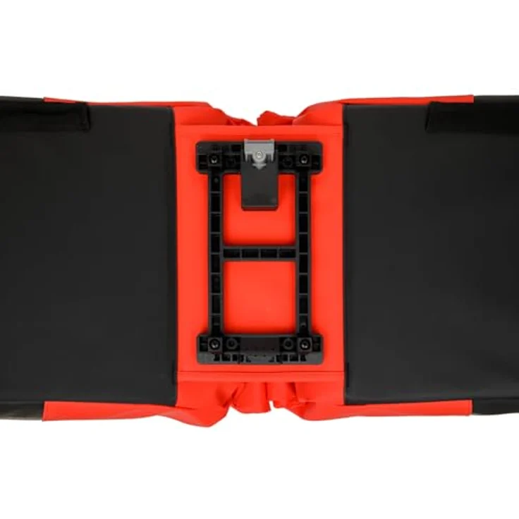 New Looxs Nyborg Double MIK, Gepäckträgertasche mit 34 l Volumen, rot-schwarz, strapazierfähiges Polyester – Bild 3