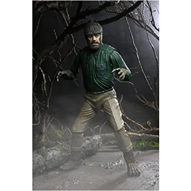 NECA Universal Monsters Actionfigur Ultimate The Wolf Man, 18 cm, mit Zubehör und Austauschteilen – Bild 6