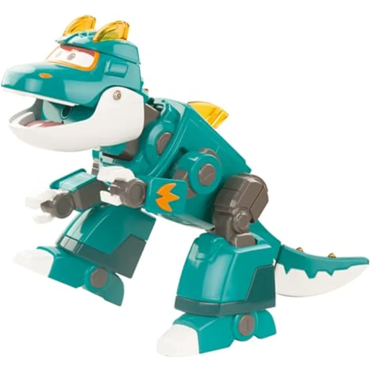 Super Wings EU760437 - Light and Spray Tino, 23 cm Dino-Figur mit Licht- und Soundeffekten, Spray-Funktion, für Kinder ab 3 Jahren – Bild 4