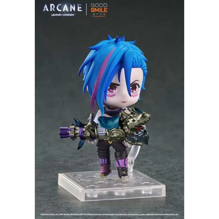 Good Smile Company Arcane Nendoroid Action Figure Jinx Arcane Ver., 10 cm Sammelfigur in detailreicher Ausführung – Bild 4