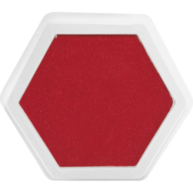 EDUPLAY Riesenstempelkissen, rotes Stempelkissen für Hand- und Fußabdrücke, 14 x 14 cm