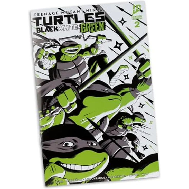Teenage Mutant Ninja Turtles Page Punchers Actionfigur Michelangelo, Red Platinum Edition, 13 cm, Schwarz Weiß & Grün, mit Zubehör und Comic – Bild 12