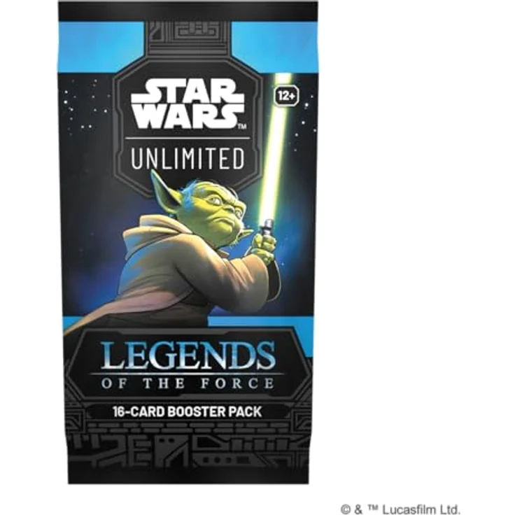 Asmodee FFG Star Wars: Unlimited Trading Card Game - Legends of The Force - Booster mit 16 Karten, Sammelkarten für 2+ Spieler, Englisch, Alter 12+, 20 Minuten Spielzeit – Bild 2