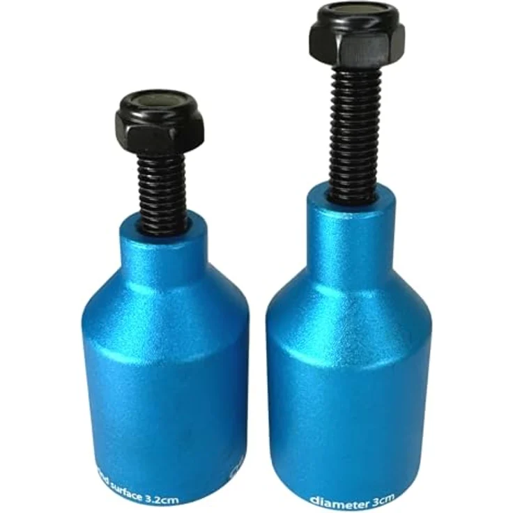 Chilli Stuntscooter Chilli Pro Rockets Stunt-Scooter Pegs Tret Roller Grind Stangen Blau, Aluminium Pegs für Park Rider, passend für verschiedene Chilli Modelle – Bild 5