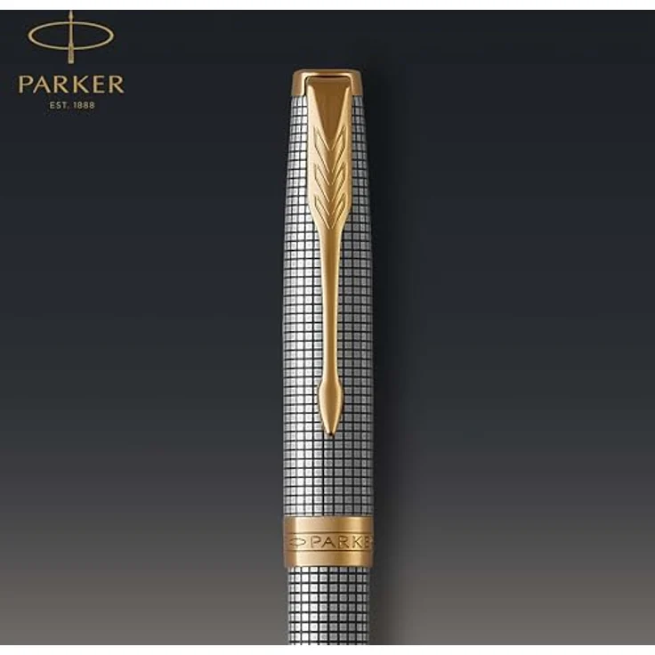 Parker Pen Sonnet, eleganter Schreibstift im klassischen Design, schwarz – Bild 6