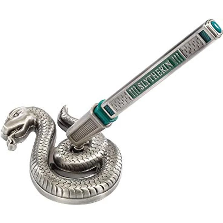 Noble Collection HP-Gryffindor House Pen and Desk Stand (NN8623), Füller mit 5 Tintenoptionen und hochwertigem Metallgehäuse, mehrfarbig, inklusive Geschenkbox – Bild 4