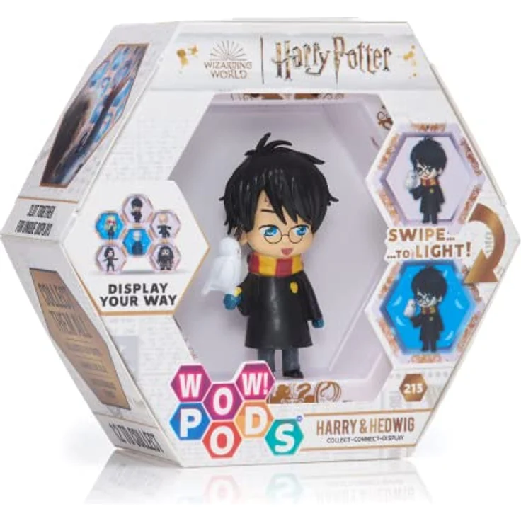 WOW! PODS Harry Potter und Hedwig Wizarding World Leuchtender Wackelkopf, offizielles Sammelspielzeug mit Mystery Light Reveal, Sammeln, Verbinden und Ausstellen, Nummer 541.0 cm Kollektion – Bild 1