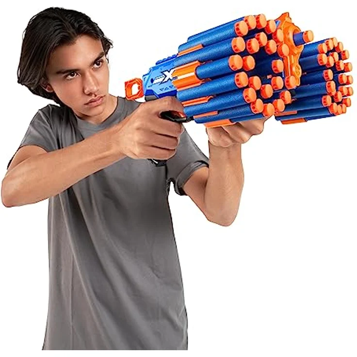 ZURU XShot Insanity Blaster Manic, Blaster mit 46 Darts Kapazität, schwarz – Bild 2